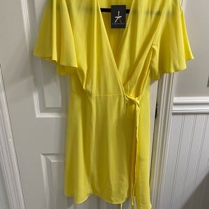 NWT Yellow Wrap Around Dress SOLD